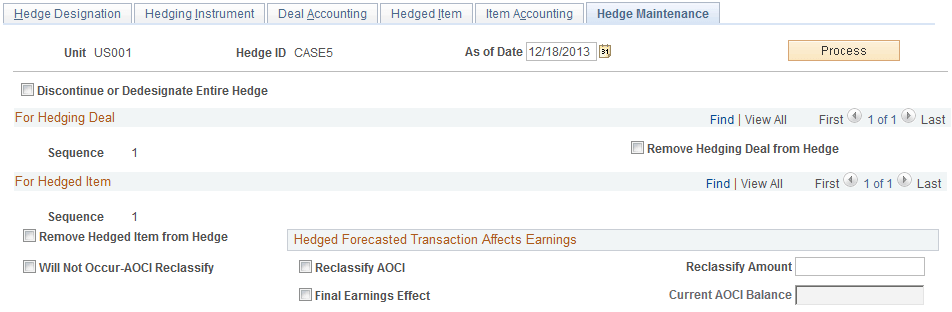 Hedge Maintenance page