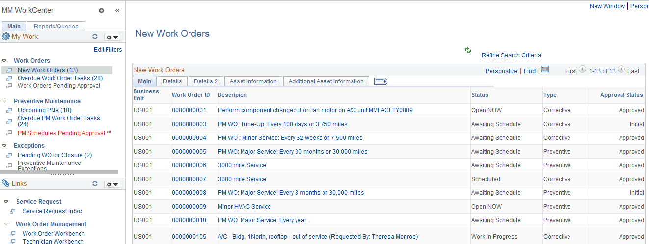 After Configure Filter Values page
