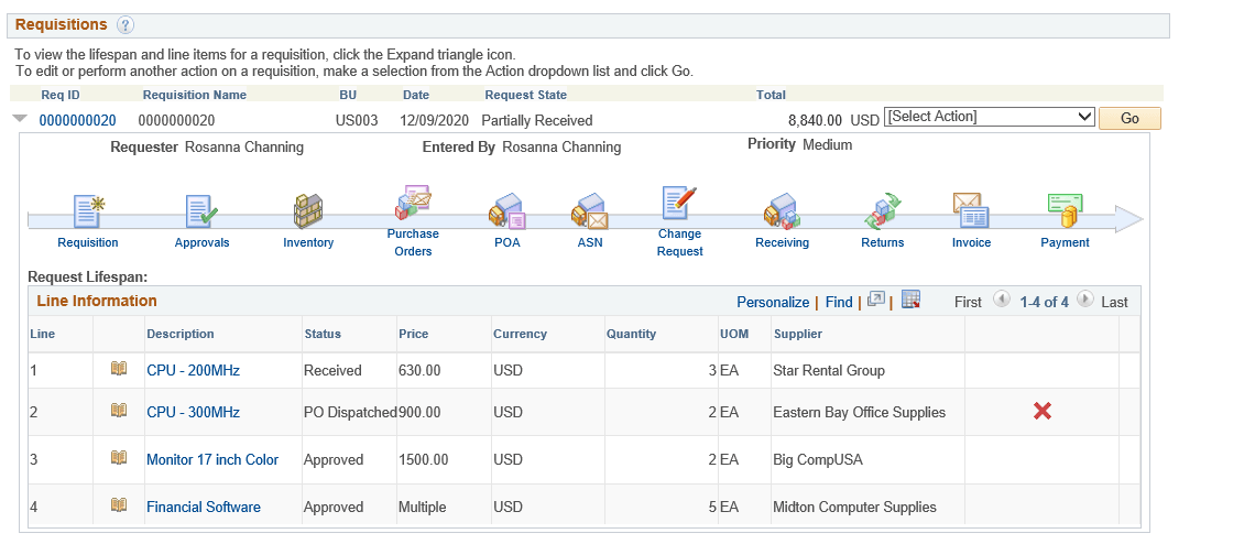 Line Information group box