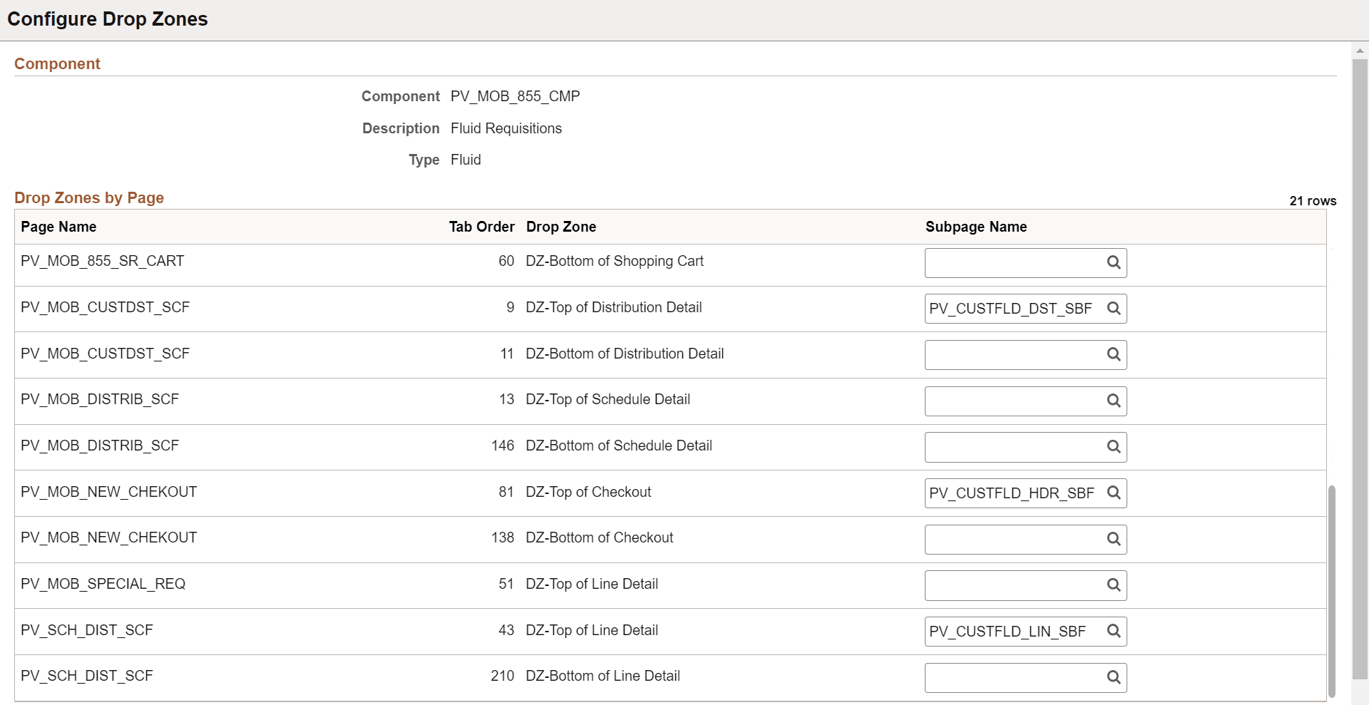 Configure Drop Zones (2 of 2)