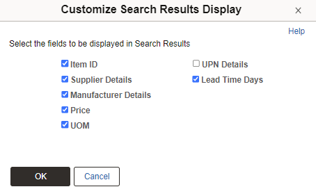 Customize Search Results Display Page