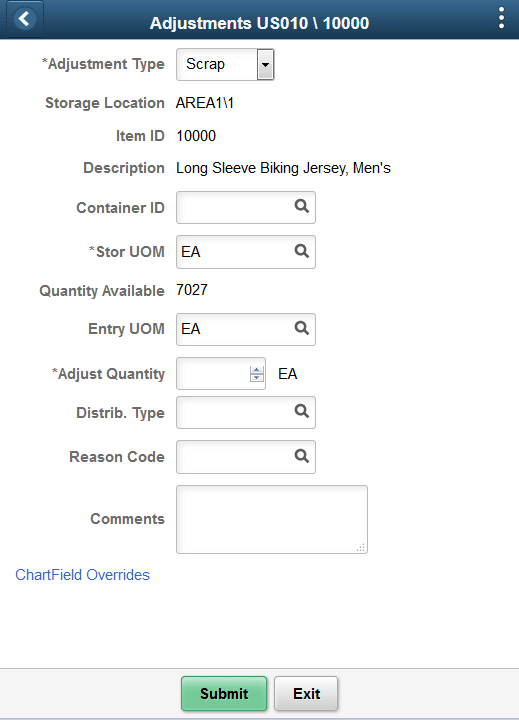 Adjustments - Fluid Page