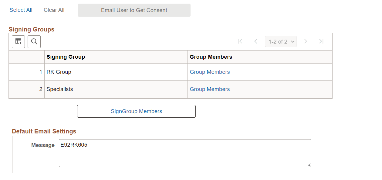 Configure OAuth page for DocuSign (2 of 2)