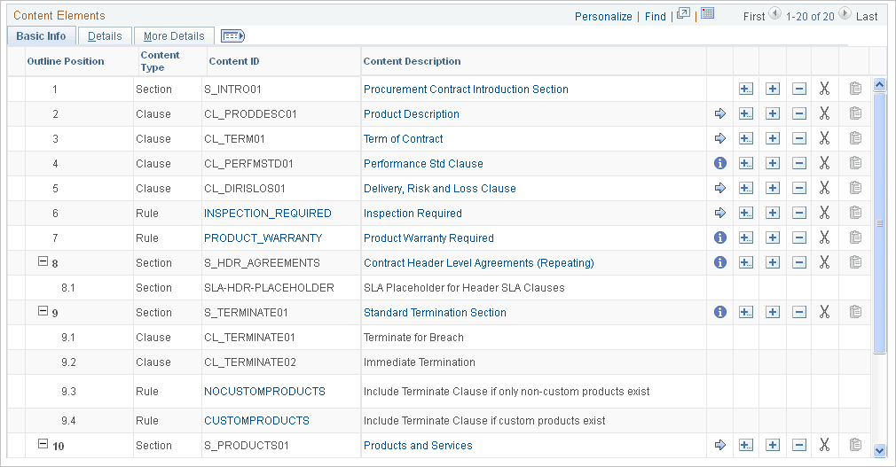 Document Configurator Definition page: Basic Info tab (2 of 2)