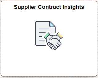 Supplier Contract Insights Tile