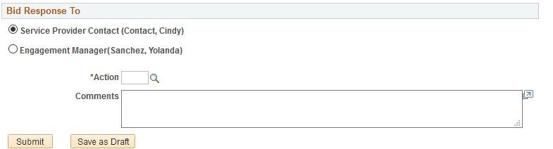Bid Response page (3 of 3)