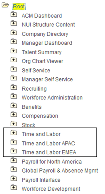 Navigation group - User split