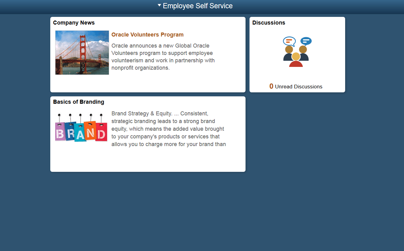 Managed Content tile