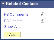 Related Contacts pagelet