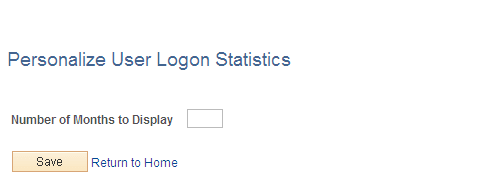Personalize User Logon Statistics page