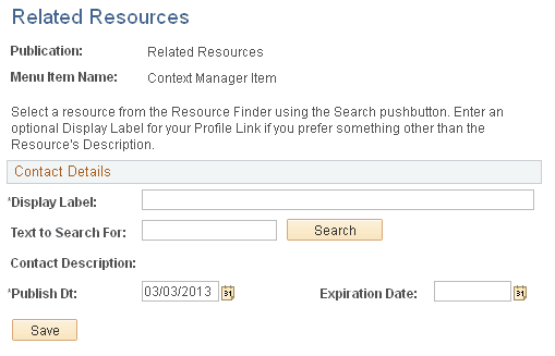Related Resources page