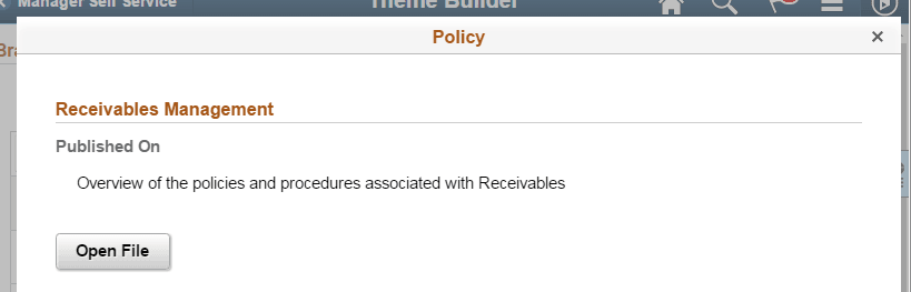 File Attachment screen