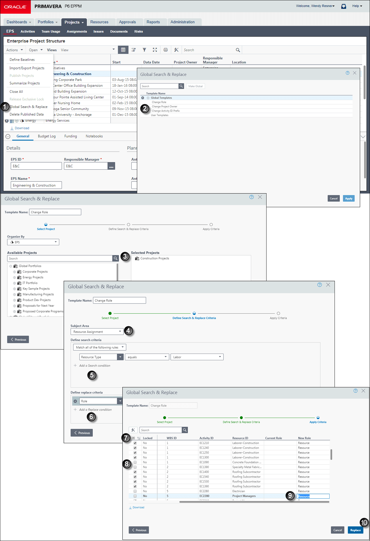 This illustration is a graphical representation of the text in the following table.