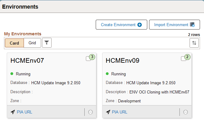 Environment badge counters for advisories