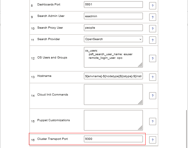 Search Topology page, Search Stack, 2 of 2