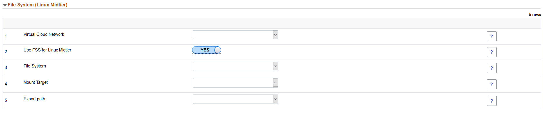 File System (Linux Midtier)