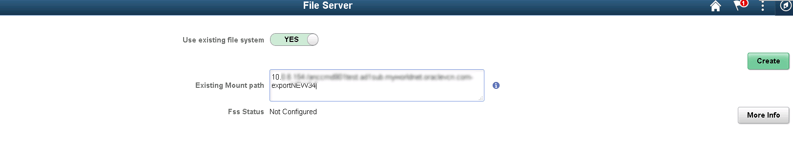 Using Existing File System