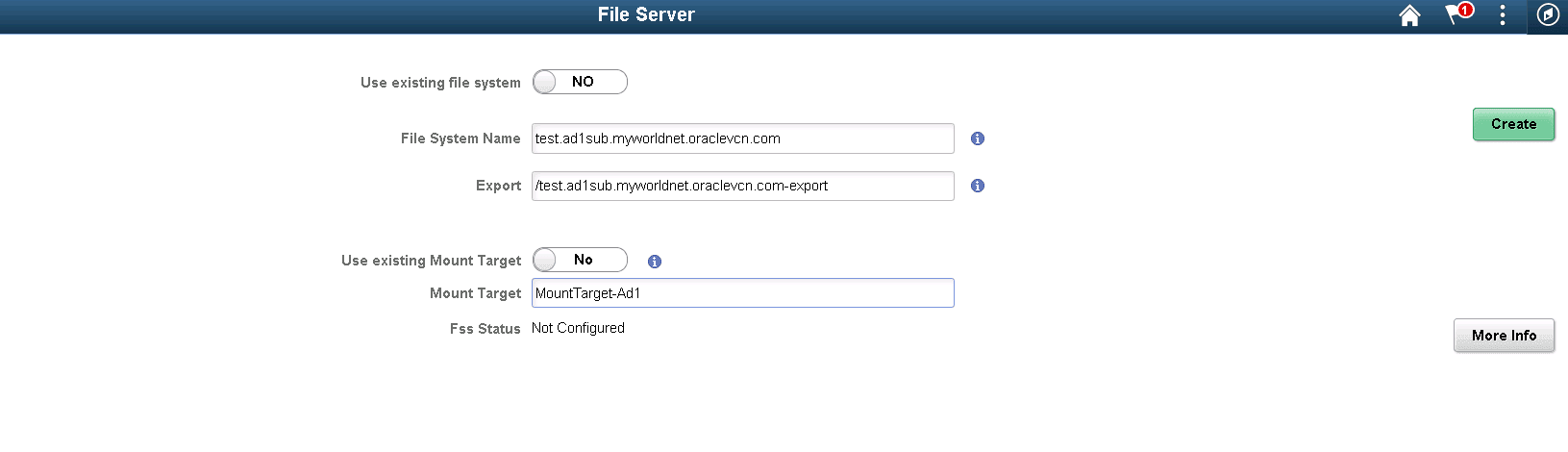 File Server page