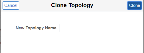 Clone Topology window