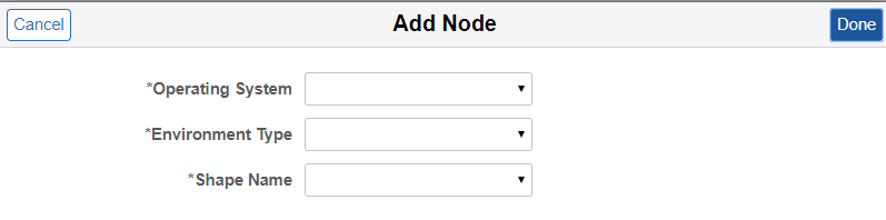 Add Node page
