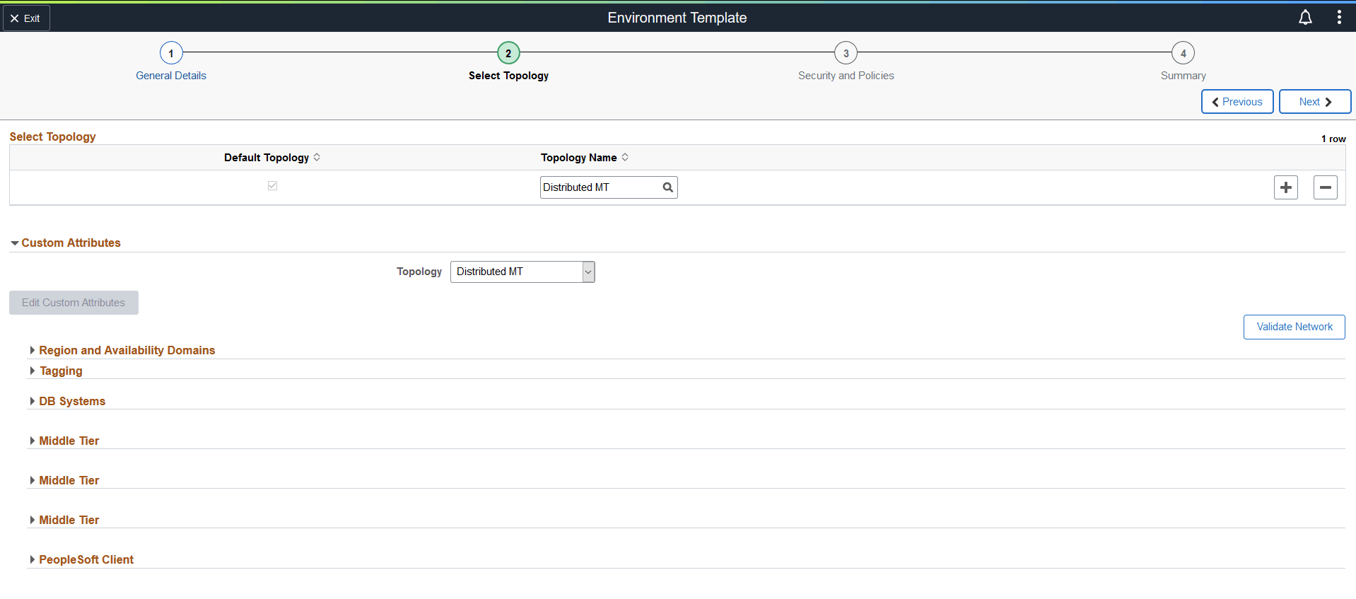 Custom Attributes section