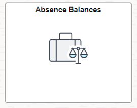 Absence Balances Tile