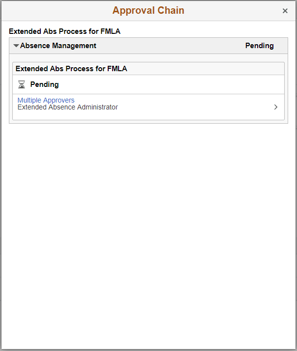 Approval Chain Modal