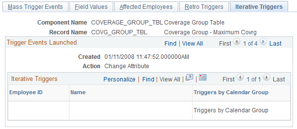 Iterative Triggers page