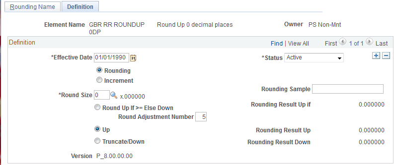 Rounding - Definition page