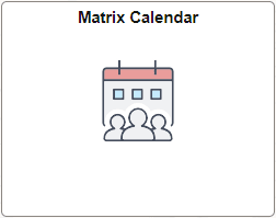 Matrix Calendar Tile