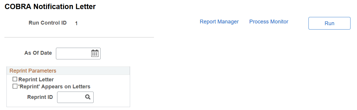 COBRA Notification Letter page