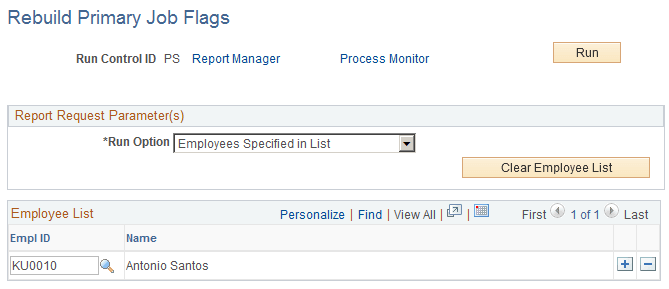 Rebuild Primary Job Flags page
