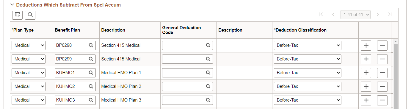 Limit Table for 415(c) Limit (Page 3 of 3)