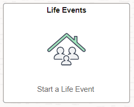 Life Events tile