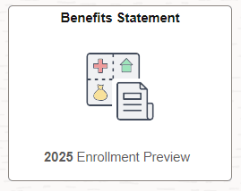 Benefits Statement tile