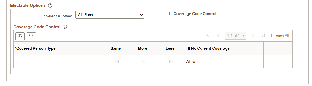 Event Rules Table (Page 2 of 2)