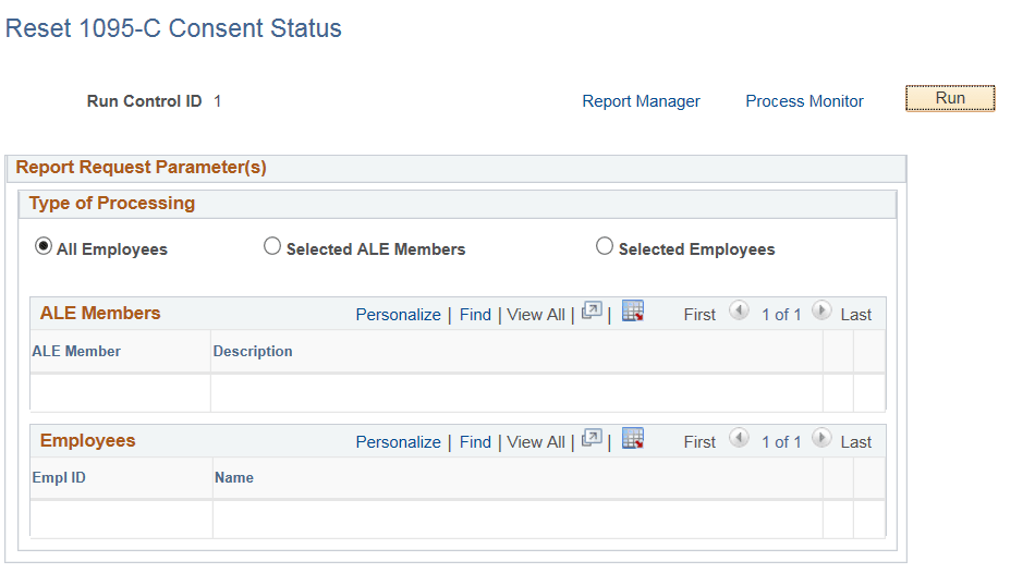 Reset 1095-C Consent Status page