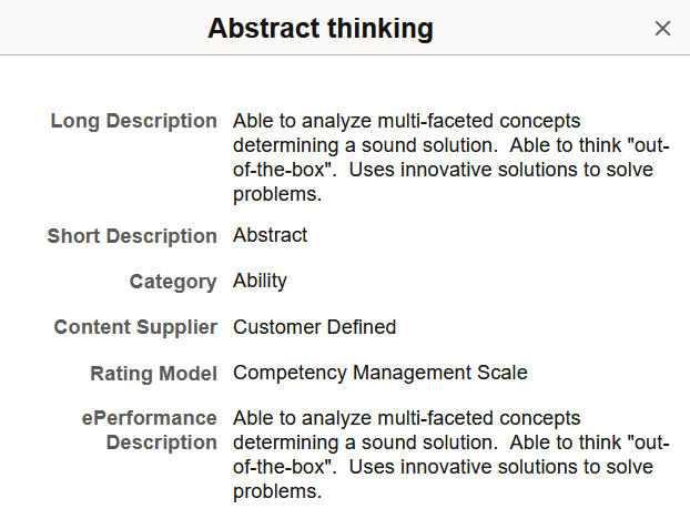 <><Content Item> (Details) page