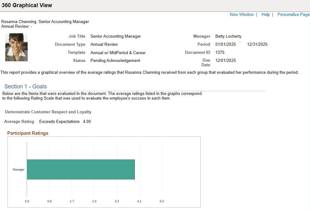 360 Graphical View page (1 of 5)