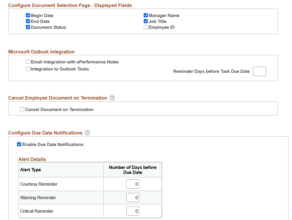 ePerformance Installation - ePerformance page (3 of 5)