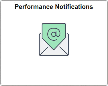 Performance Notifications tile
