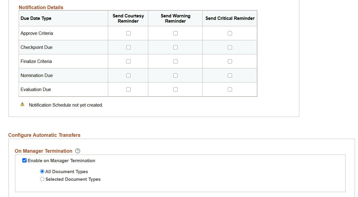 ePerformance Installation - ePerformance page (4 of 5)