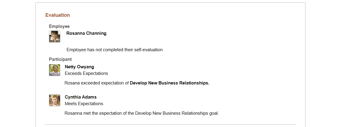 Performance Document Item page (4 of 5)