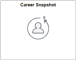 Career Snapshot tile