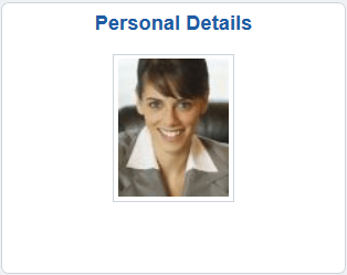 Personal Details tile