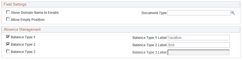 Direct Reports Pagelet Setup page (2 of 2)