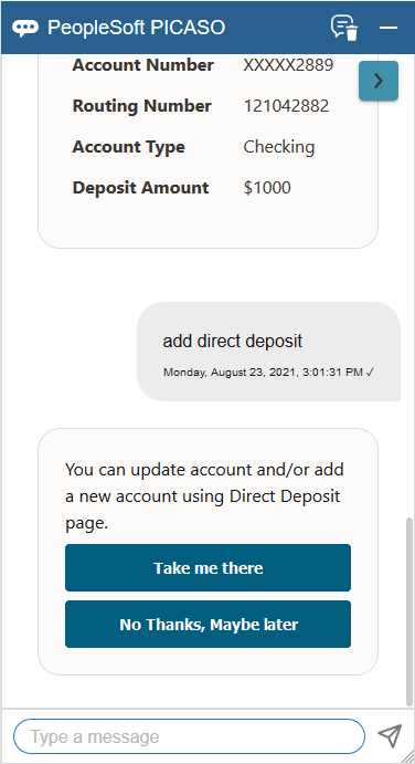 Example of a bank information inquiry (2 of 2)