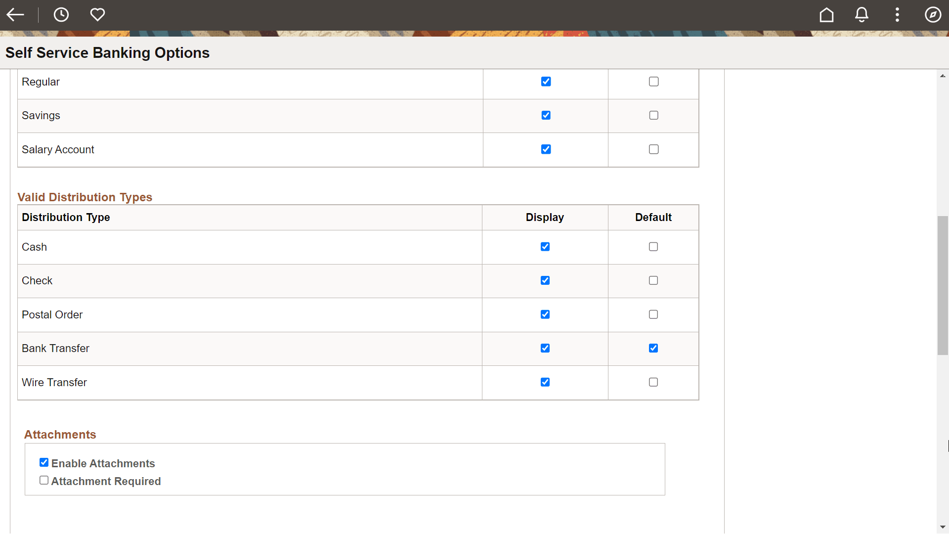 Banking Options page2