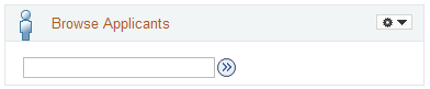 Browse Applicants pagelet