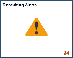 Recruiting Alerts Tile